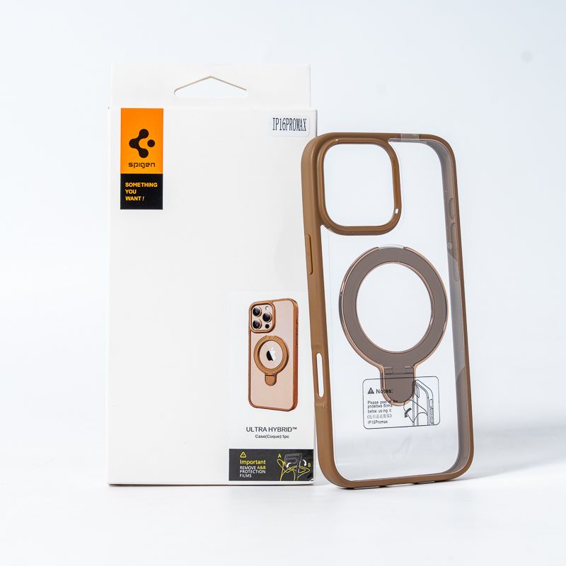 Чохол для смартфона Spigen AAA Magnetic Ring for Apple iPhone 16 Pro Max Brown