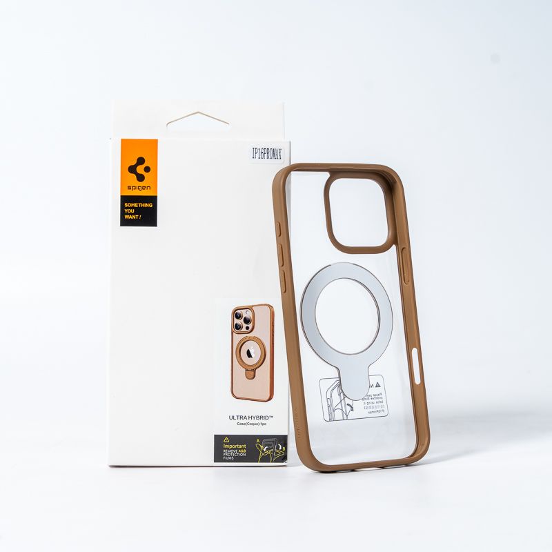Чохол для смартфона Spigen AAA Magnetic Ring for Apple iPhone 16 Pro Max Brown
