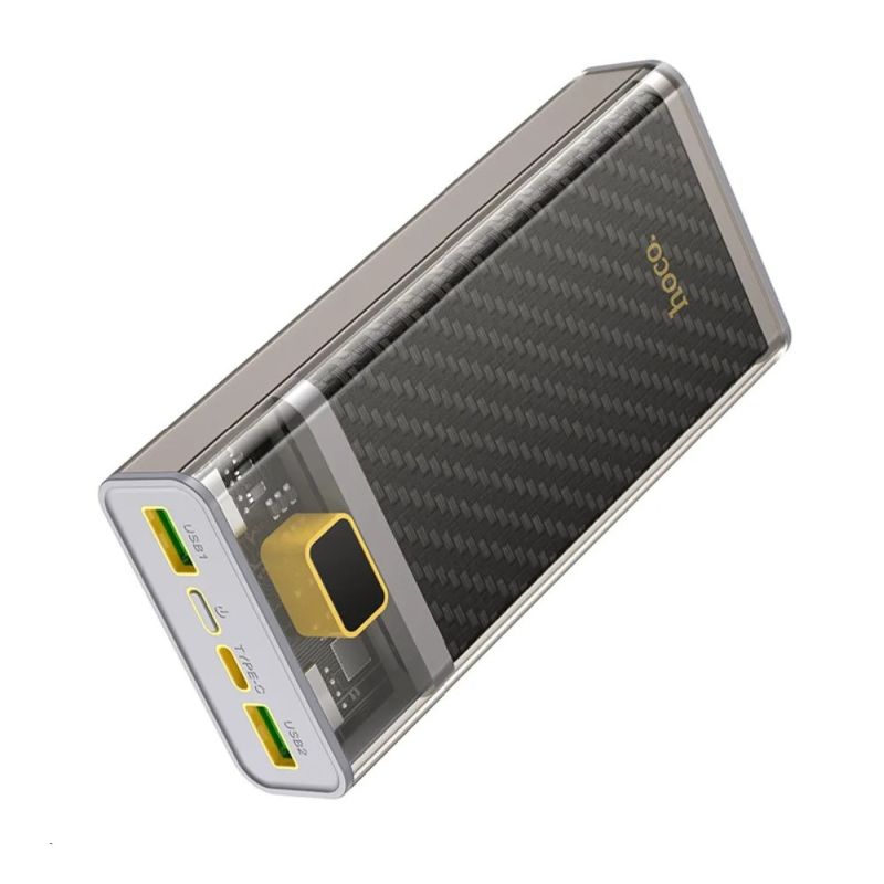 Зовнішній акумулятор HOCO J103A Discovery edition 22.5W fully compatible power bank(20000mAh) Gray