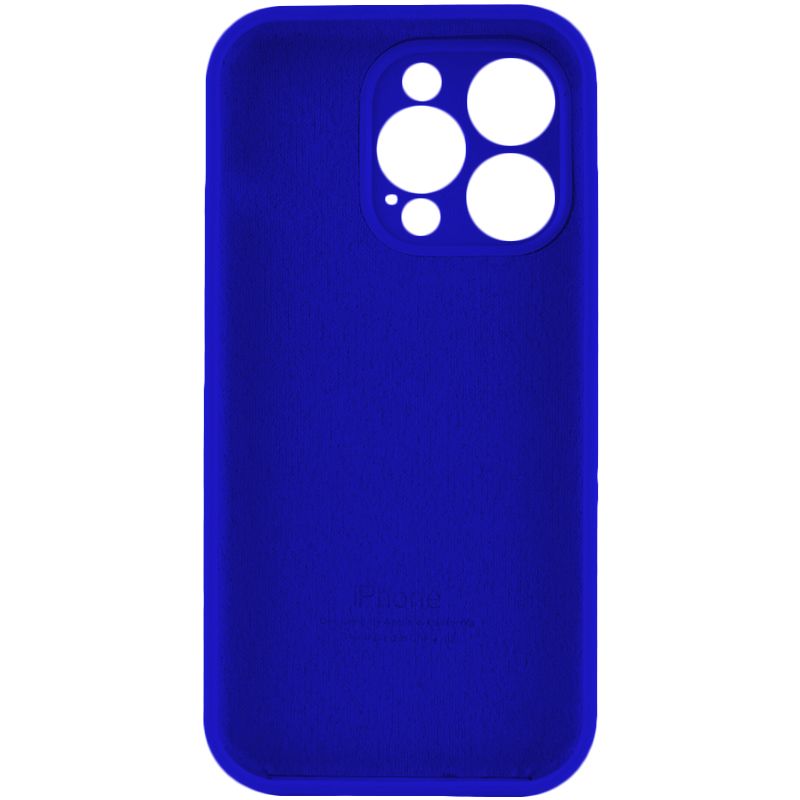 Чохол для смартфона Silicone Full Case AA Camera Protect for Apple iPhone 14 Pro 45,Shiny Blue