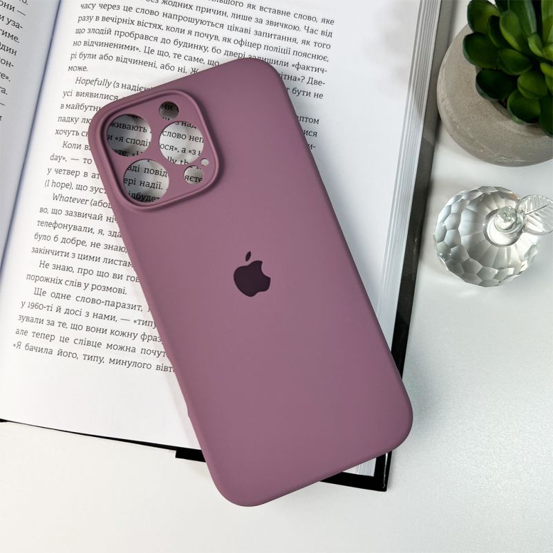 Чохол для смартфона Silicone Full Case AA Camera Protect for Apple iPhone 16 Pro 60,Taro Purple