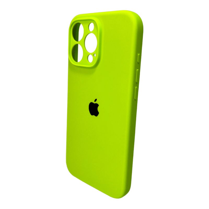 Чохол для смартфона Silicone Full Case AA Camera Protect for Apple iPhone 16 Pro 24,Shiny Green