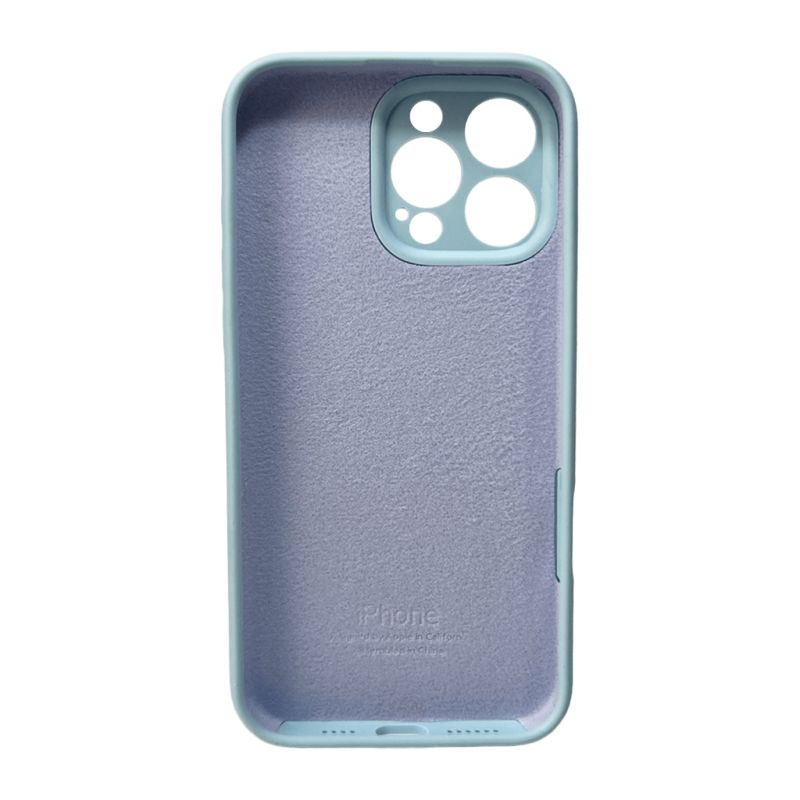 Чохол для смартфона Silicone Full Case AA Camera Protect for Apple iPhone 16 Pro Max 27,Mist Blue