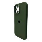 Чохол для смартфона Silicone Full Case AA Camera Protect for Apple iPhone 16 Pro Max 40,Atrovirens