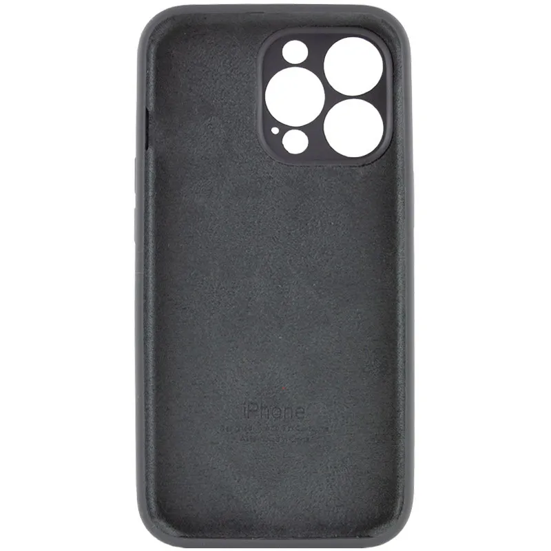 Чохол для смартфона Silicone Full Case AA Camera Protect for Apple iPhone 14 Pro 12,Dark Grey