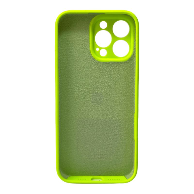 Чохол для смартфона Silicone Full Case AA Camera Protect for Apple iPhone 16 Pro Max 24,Shiny Green