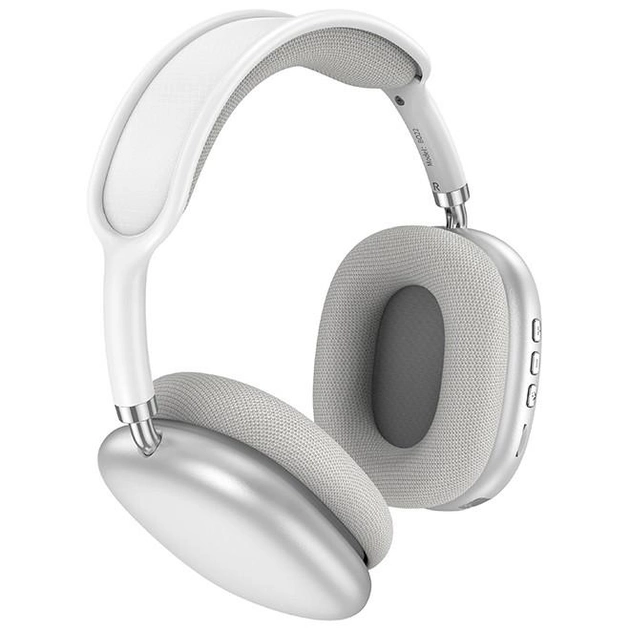 Бездротові накладні навушники BOROFONE BO22 Elegant BT headphones Silver