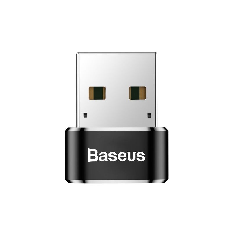 Адаптер Baseus USB Male To Type-C Female Adapter Converter Black