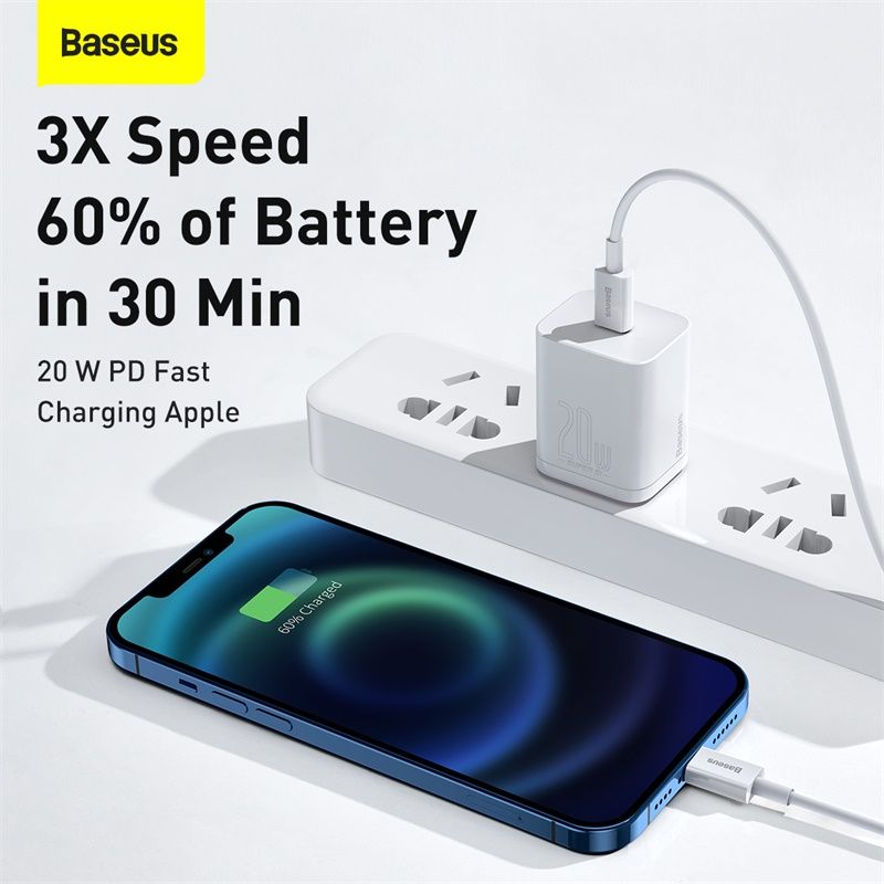 Кабель Baseus Superior Series Fast Charging Data Cable Type-C to iP PD 20W 1.5m White