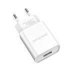 Мережевий зарядний пристрій з кабелем BOROFONE BA20A Sharp single port charger set(Type-C) 10.5W White