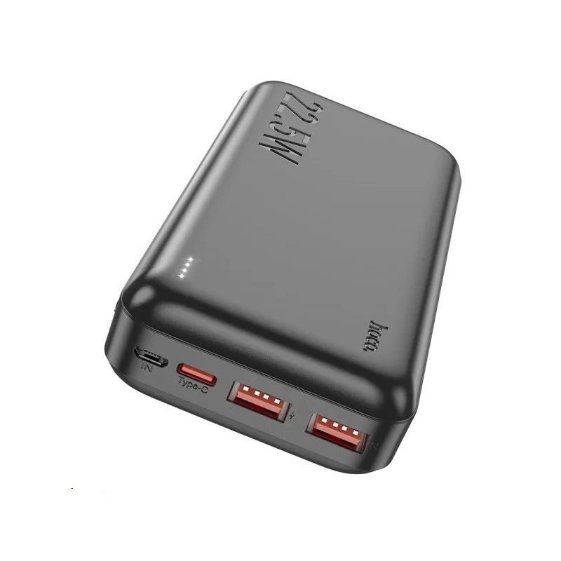 Зовнішній акумулятор HOCO J101A Astute 22.5W fully compatible power bank 20000mAh Black