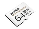 Карта пам'яті microSDXC (UHS-1 U3) SanDisk High Endurance 64Gb class 10 V30 (100Mb/s) (adapterSD)