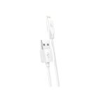 Кабель HOCO X1 USB to iP 2.4A, 1m, PVC, PVC connectors, White