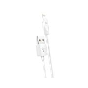 Кабель HOCO X1 USB to iP 2.4A, 1m, PVC, PVC connectors, White