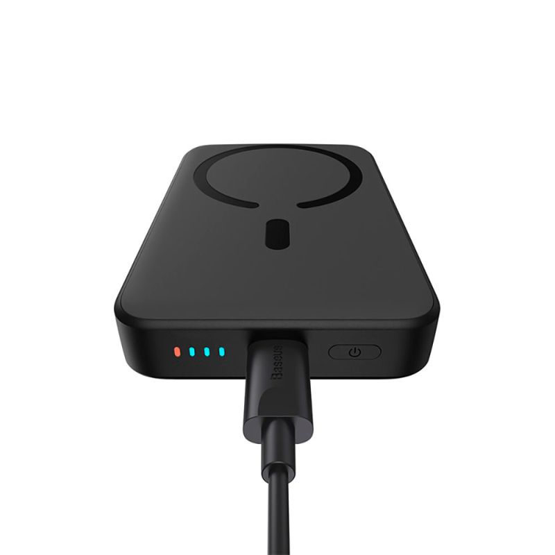 Зовнішній акумулятор Baseus Magnetic Mini Wireless Fast Charge Power Bank 10000mAh 20W Black