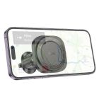 Автотримач для телефона HOCO H28 Rainbow ring magnetic car holder(air outlet) Black