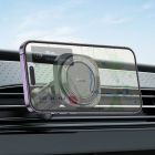 Автотримач для телефона HOCO H28 Rainbow ring magnetic car holder(air outlet) Black