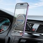 Автотримач для телефона HOCO H28 Rainbow ring magnetic car holder(air outlet) Black