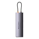 USB-хаб Baseus Metal Gleam Series 12-in-1 Multifunctional Type-C HUB Docking Station Gray