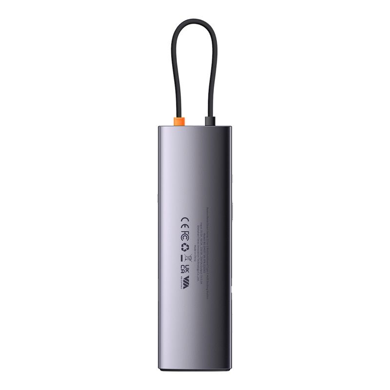 USB-хаб Baseus Metal Gleam Series 12-in-1 Multifunctional Type-C HUB Docking Station Gray
