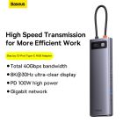USB-хаб Baseus Metal Gleam Series 12-in-1 Multifunctional Type-C HUB Docking Station Gray