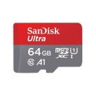 Карта пам'яті microSDXC (UHS-1) SanDisk Ultra 64Gb class 10 A1 (140Mb/s) (adapter SD)