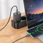 Мережевий зарядний пристрій HOCO N60 Gentle single port PD20W charger (EU) Black