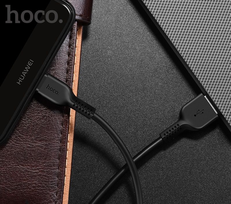 Кабель HOCO X20 USB to Type-C 3A, 3m, PVC, TPE connectors, Black