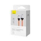 Кабель Baseus CoolPlay Series Fast Charging Cable USB to iP 2.4A 1m Orange