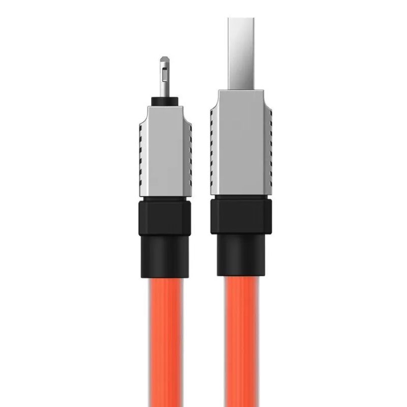 Кабель Baseus CoolPlay Series Fast Charging Cable USB to iP 2.4A 1m Orange