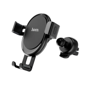 Автотримач для телефона HOCO CA56 Plus Armor metal gravity car holder Black Silver