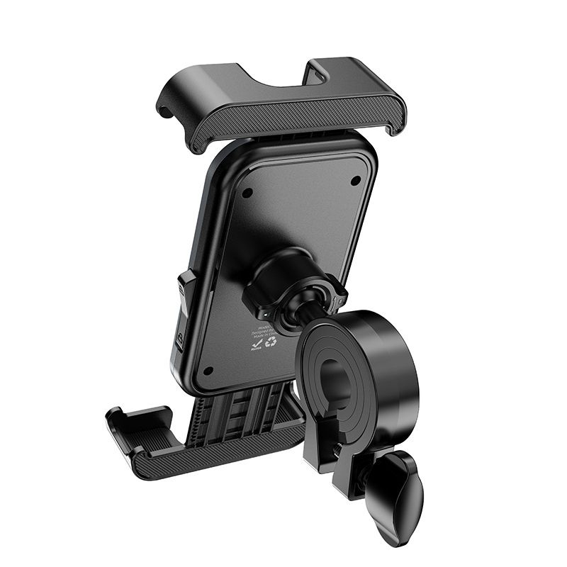 Вело/Мото тримач для телефона HOCO H82 Vista bicycle Motorcycle Universal holder Black Metal Gray