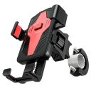 Велотримач для телефона HOCO CA73 Flying one-touch bicycle and motorcycle universal holder Black＆Red