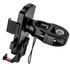 Велотримач для телефона HOCO CA73 Flying one-touch bicycle and motorcycle universal holder Black＆Red