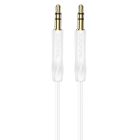 Аудіокабель BOROFONE BL16 3.5mm male to 3.5mm male, PVC, 1m, White