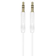 Аудіокабель BOROFONE BL16 3.5mm male to 3.5mm male, PVC, 1m, White