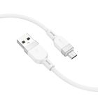Кабель HOCO X109 Energy silicone charging data cable Micro(L=1M) White