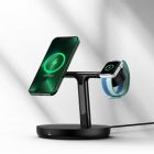 Бездротовий зарядний пристрій Baseus Swan 3-in-1 Wireless Magnetic Charging Bracket 20W Black Universal version