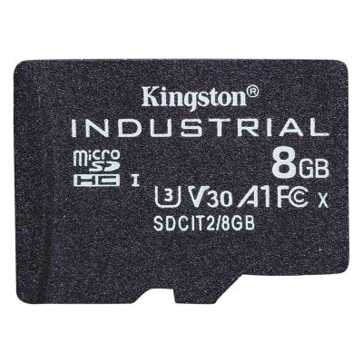 Карта пам'яті microSDHC (UHS-1 U3) Kingston Industrial 8Gb class 10 V30 А1