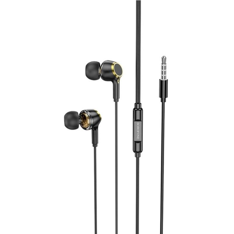 Навушники дротові BOROFONE BM90 (3.5mm) Black