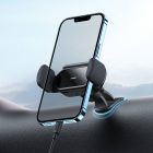 Автотримач для телефона Baseus Steel Cannon pro Solar Electric Car Mount Black