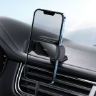 Автотримач для телефона Baseus Steel Cannon pro Solar Electric Car Mount Black