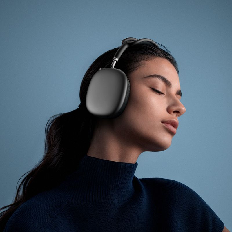 Бездротові накладні навушники HOCO W65 Plus Happy ANC BT headphones Blue