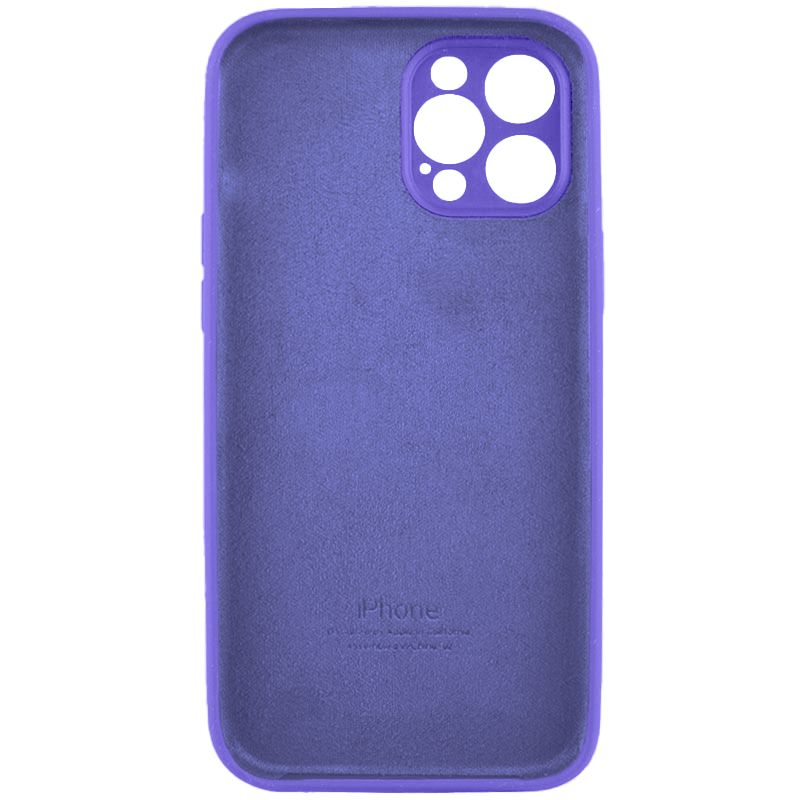 Чохол для смартфона Silicone Full Case AA Camera Protect for Apple iPhone 12 Pro 22,Dark Purple