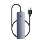 USB-хаб Baseus UltraJoy Series 4-Port  HUB Lite 50cm Space Grey（USBA to USB3.0*4+Type-C5V）