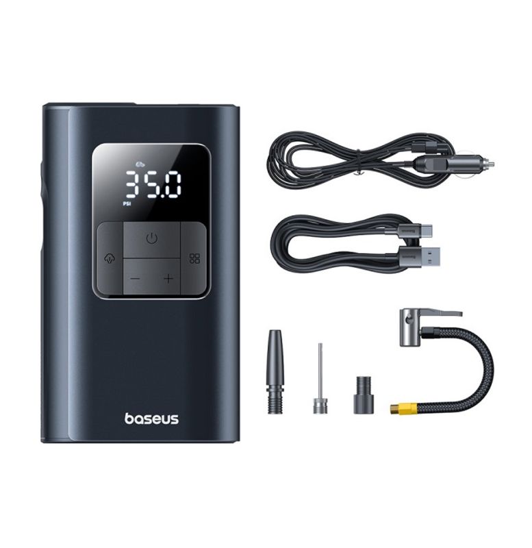 Автомобільний насос Baseus PrimeTrip VA1 Wired and Wireless 2-in-1 Tire Inflator Cosmic Black