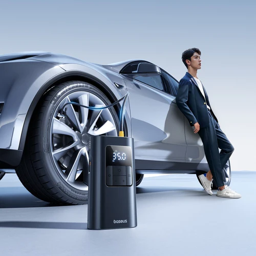 Автомобільний насос Baseus PrimeTrip VA1 Wired and Wireless 2-in-1 Tire Inflator Cosmic Black