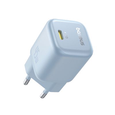 Мережевий зарядний пристрій Baseus PicoGo GaN Fast Charger 1C 45W EU Galaxy Blue