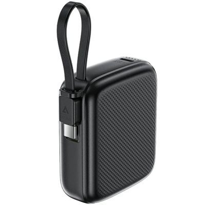 Зовнішній акумулятор ACEFAST M15-10000 PD20W power bank with cable Black