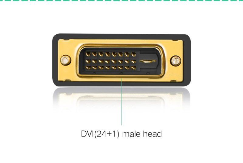 Кабель UGREEN 20124 DVI 24+1 Male to HDMI Female Adapter (Black) (UGR-20124)